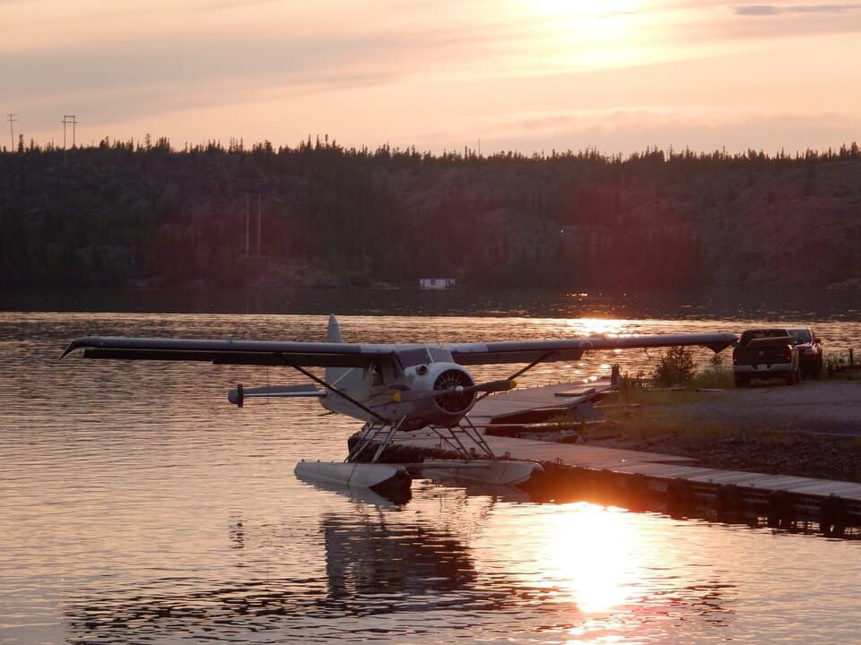 bush plane in arctic