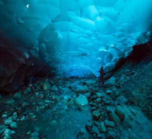 interior Mendenhall Ice Caves Juneau Alaska